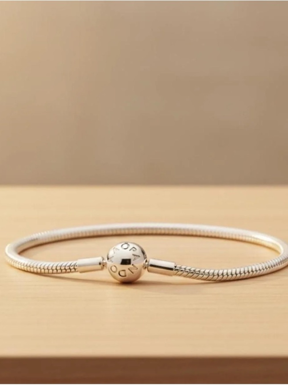 Pandora Silver Snake Chain Bracelet 7.1 Inch  18 cm...